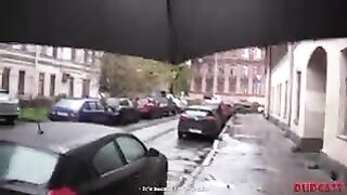 Russian agent can find a chick for nailed even on a rainy day