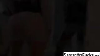 Samantha has some fun anal