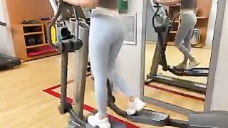 Freaky Blonde Seduces Me After The Gym and Helps Me Cum In